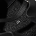 Hermès Black Clemence Picotin Lock 22 Palladium Hardware - Image 6